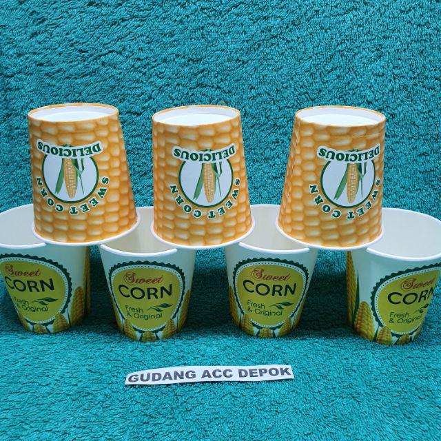 Jual Paper Cup 6,5 Oz Polos Gelas Kopi Gelas Kertas Kopi 6.5oz Motif ...