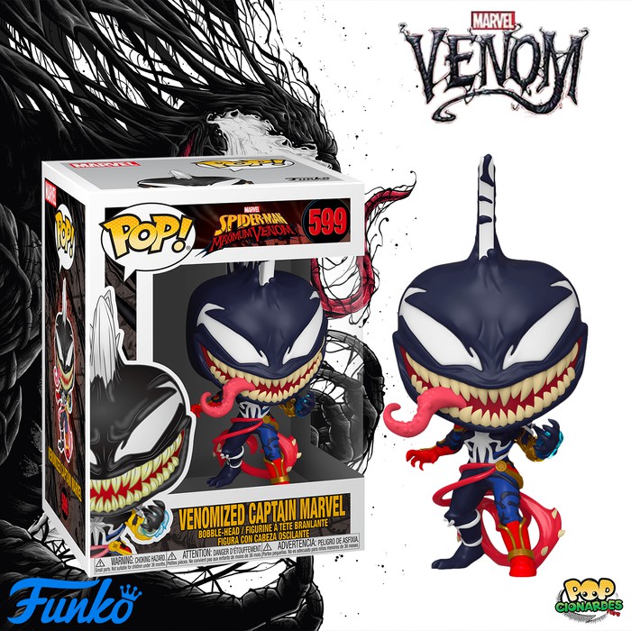 Figurine Pop Spider-man : Maximum Venom [Marvel] #598 pas cher : Spider-Man Vénomisé