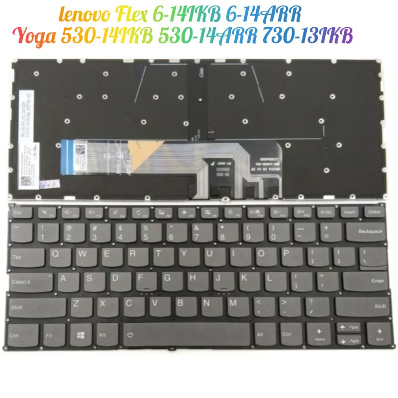 Jual Keybord lenovo Flex 6-14IKB 6-14ARR Yoga 530-14IKB 530-14ARR 730 ...