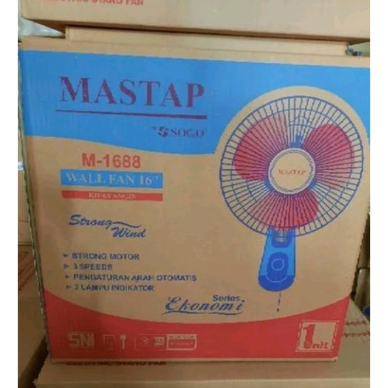 Jual Kipas Angin Dinding Wall Fan Mastap 16 By Sogo Shopee Indonesia 8640