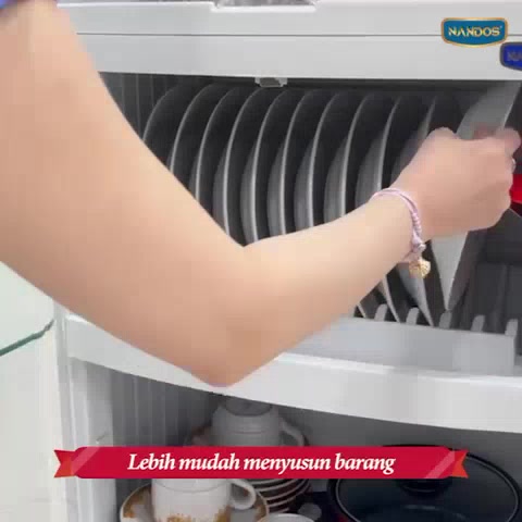Jual Rak Piring Plastik Premium Nandos Milano Mini Dish Rack 4102/4101 ...