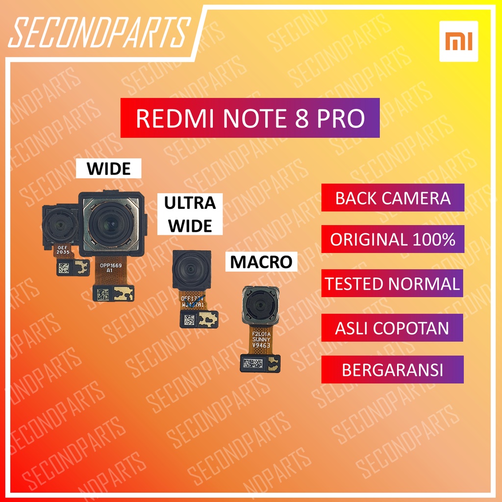 Jual KAMERA BELAKANG BACK CAMERA REDMI NOTE 8 PRO ORIGINAL COPOTAN ...