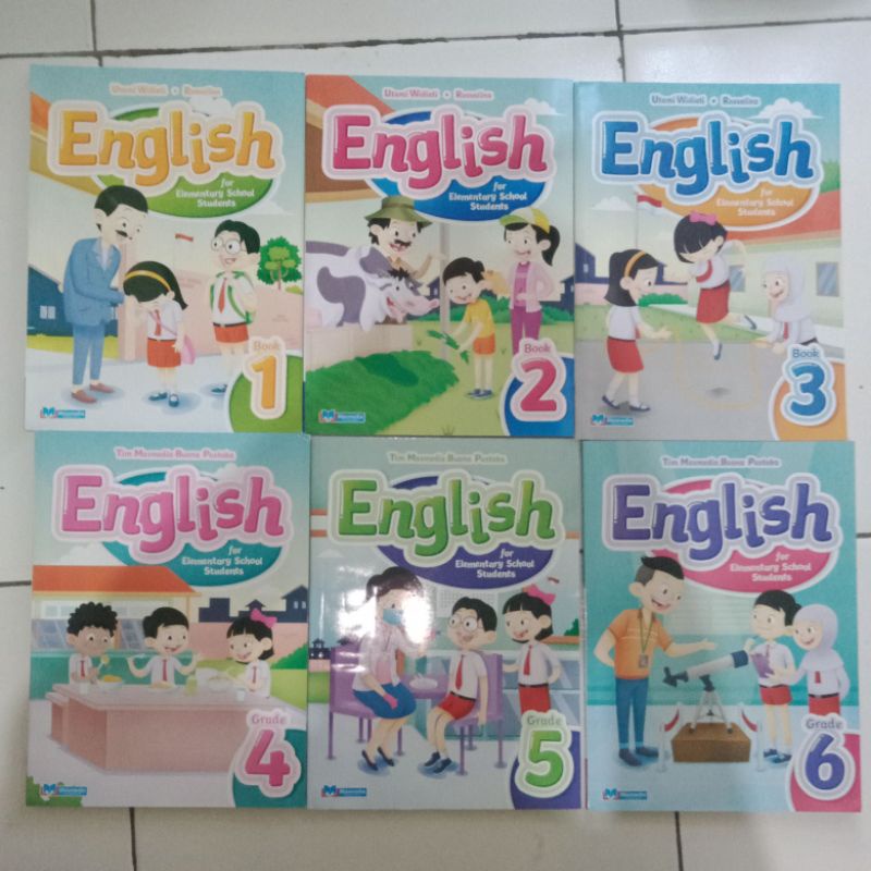 Jual Bahasa Inggris Masmedia Kelas 1 2 3 4 5 6 / Buku English / English ...