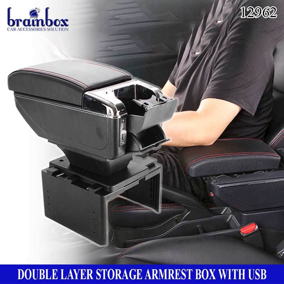 Jual High Quality Multipurpose Armrest Box Multifunctional Storage ...