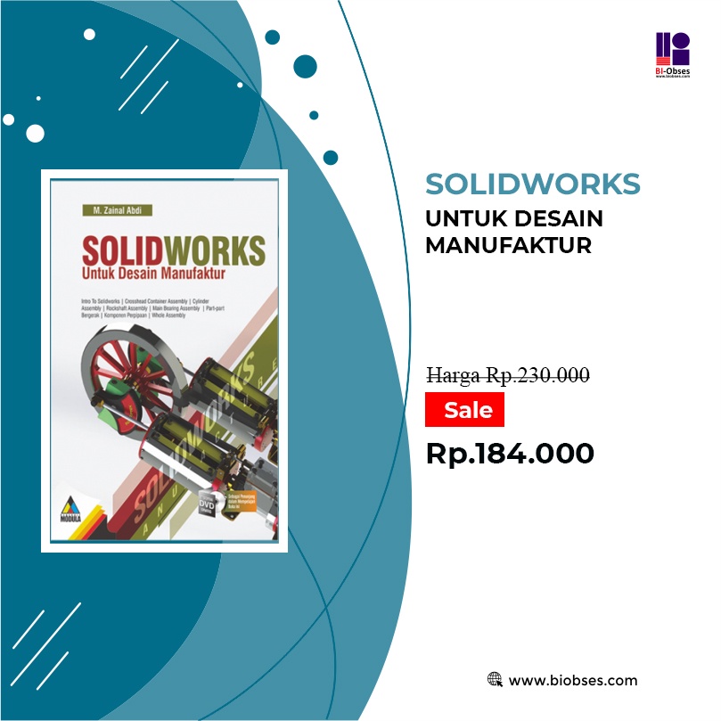 Jual BUKU SOLIDWORKS (UNTUK DESAIN MANUFAKTUR) | Shopee Indonesia