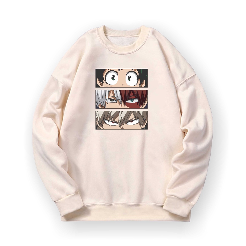 Jual MY HERO ANIME Basic Sweater II MY HERO ANIME Crewneck II SIZE