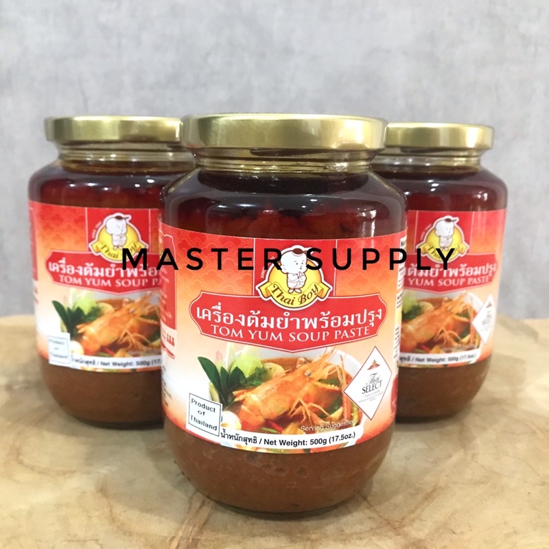 Jual THAI BOY TOM YUM SOUP PASTE 500 GR / BUMBU TOMYAM SAUS THAILAND ...