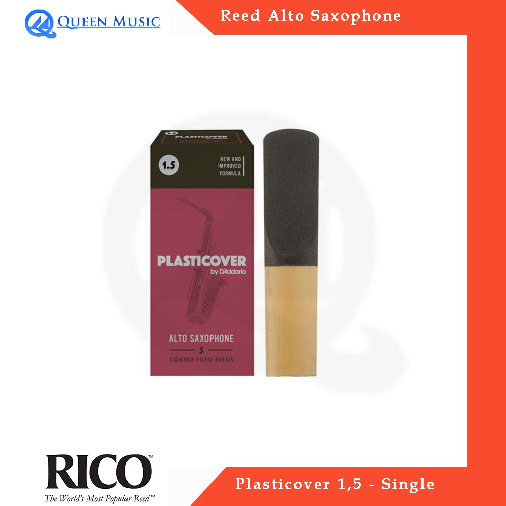 Jual Reed Rico Plasticover Alto 1,5 - single (1 pc) | Shopee Indonesia
