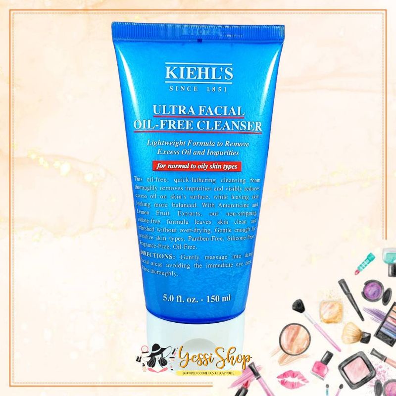 Jual Kiehls Ultra Facial Oil Free Cleanser 150ml Shopee Indonesia