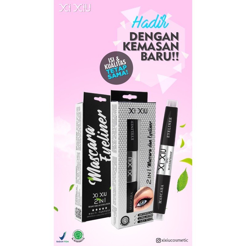 Jual XI XIU 2 IN 1 MASKARA & EYELINER (per box/12 pcs) | Shopee Indonesia