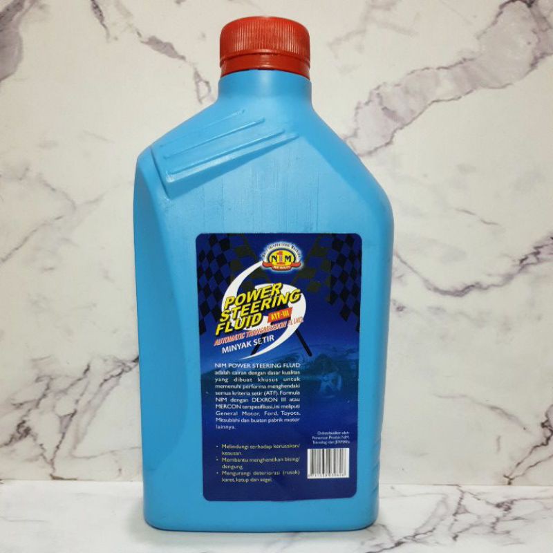 Jual NIM Power Steering Fluid 1 Liter German Technology (Merah) (Oli ...