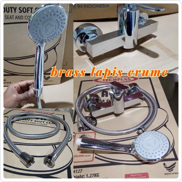 Jual kran shower panas dingin minimalis model toto keran shower mixer