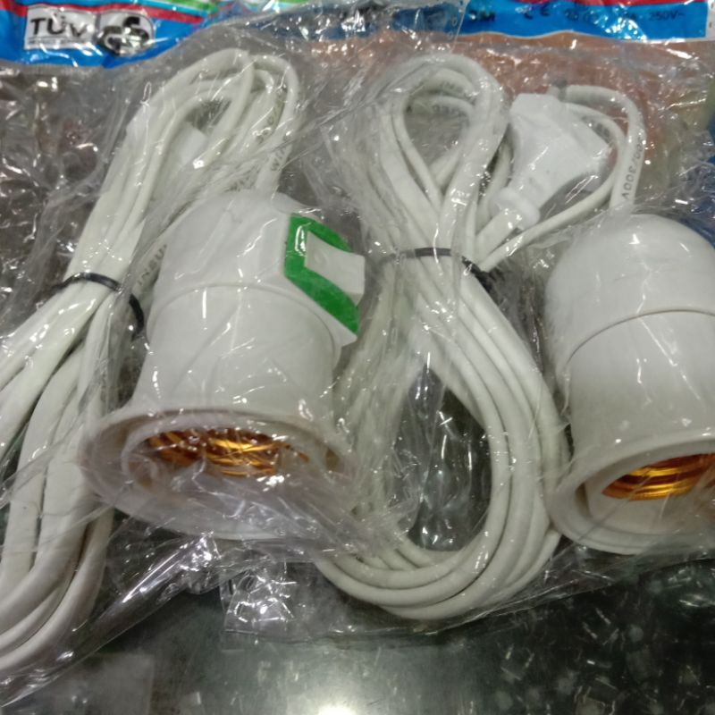 Jual Fitting Lampu Fitting Bohlam Lampu Fitting Colok Ada Kabel & Steker Shopee Indonesia