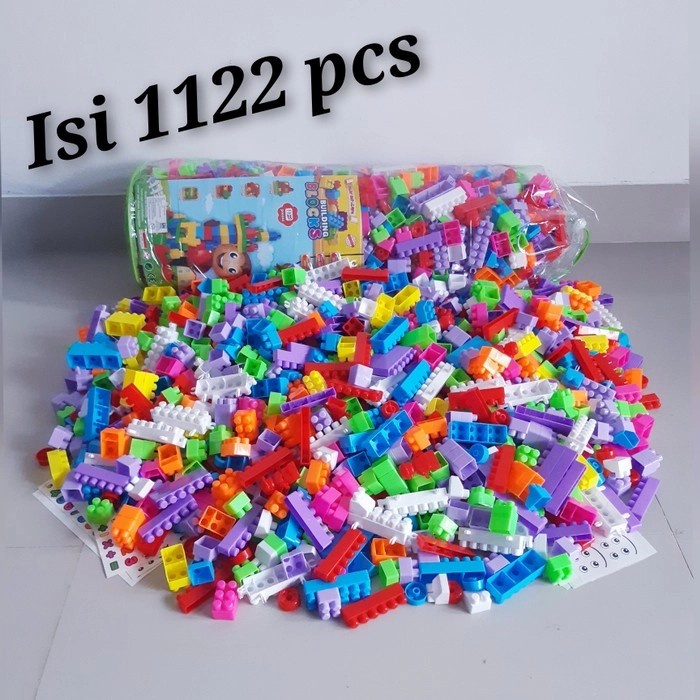 Jual Mainan Block Isi 1122 Pcs Edukasi - Building Brick Balok Susun ...