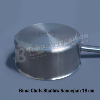 Jual Bp Bima Chefs Shallow Sauce Pan L Sus Cm Bima Chefs