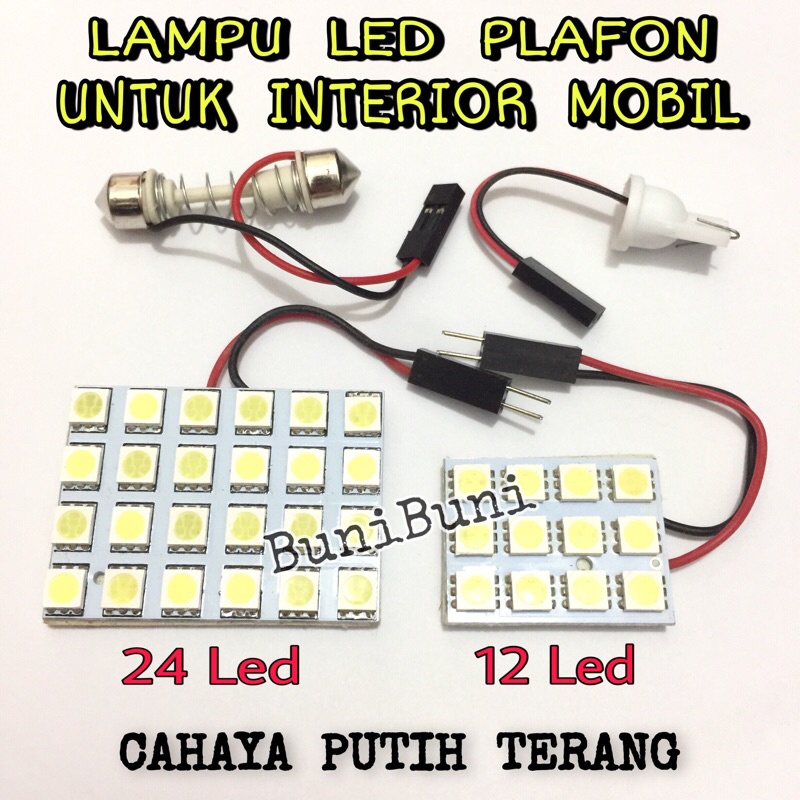 Jual Bohlam Lampu Led Plafon Untuk Kabin Interior Mobil 12 Volt ...