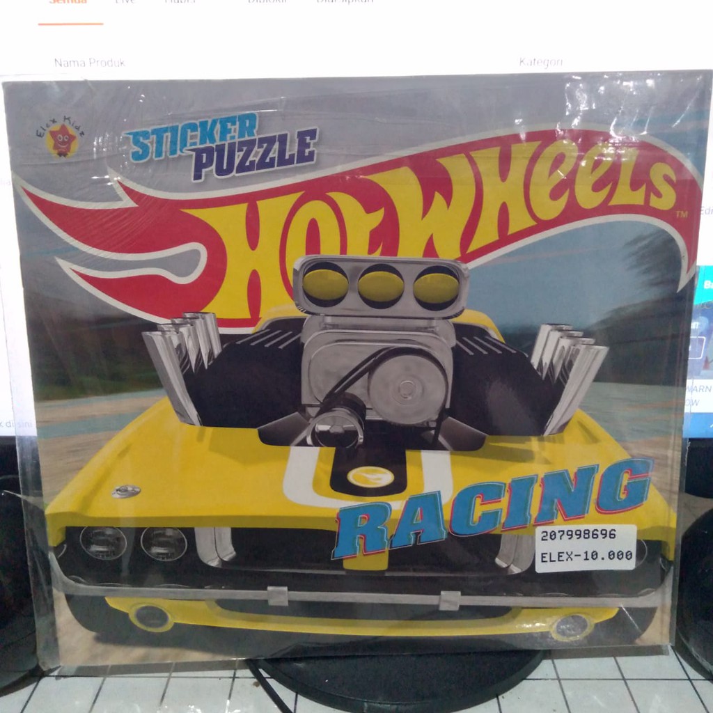 Jual STICKER PUZZLE HOT WHEELS RACING | Shopee Indonesia