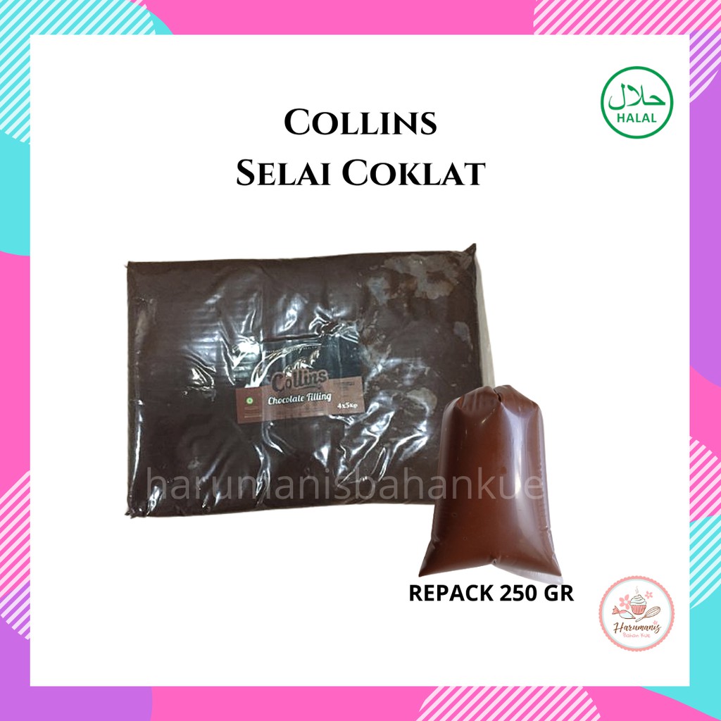 Jual Collins Coklat Filling Selai Coklat 250gr | Shopee Indonesia