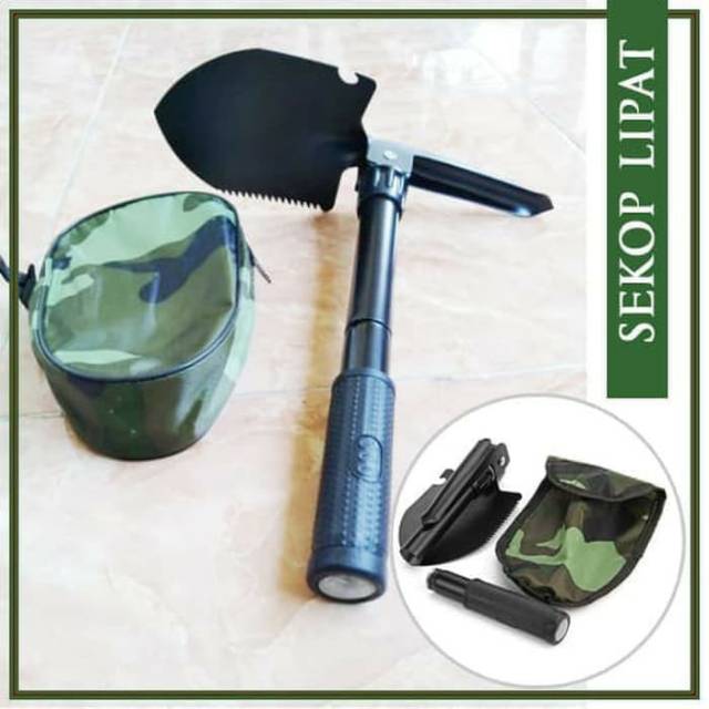Jual Sekop Lipat / Cangkul Pacul Lipat Kompas Portable Camping | Shopee ...