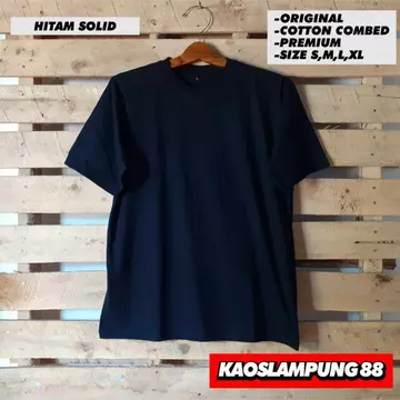 Kaos Polos Katun Kombed 24s Reaktif Premium Bahan Knitto Size XXL XXXl XXXXL Dan 5xl Pendek