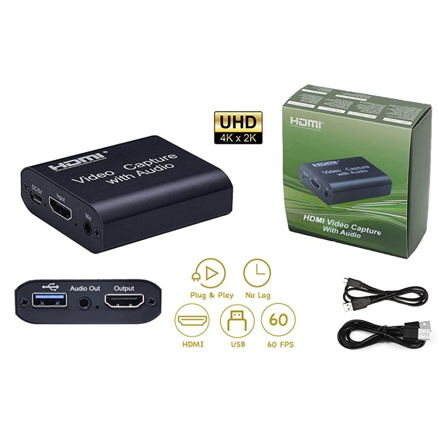 Jual G50 Video Card Capture Grabber multimedia kabel With Loop Out USB ...
