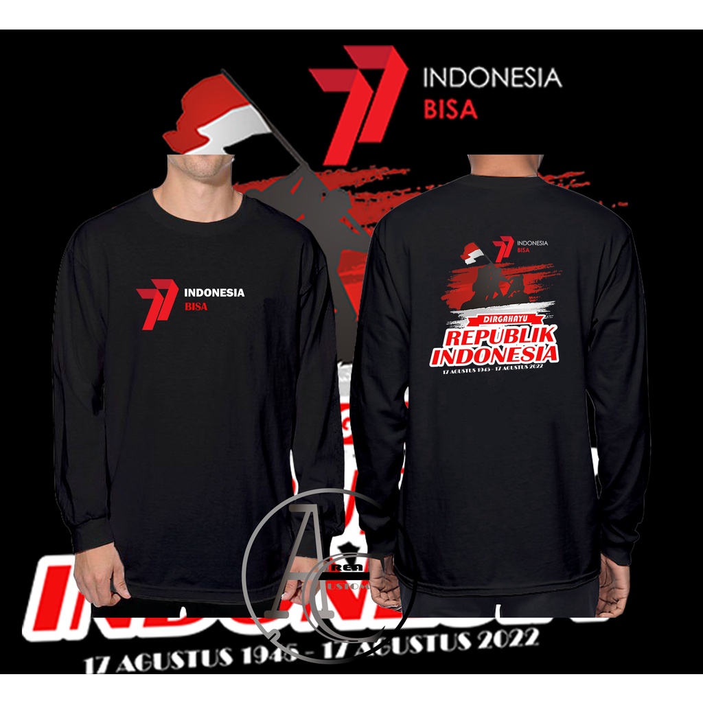 Jual BAJU KAOS 17 AGUSTUS 2022 KAOS HUT RI 77 BAJU 17 AGUSTUS 77 KATUN ...