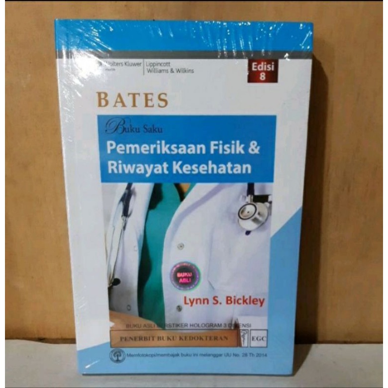 Jual Bates Buku Saku Pemeriksaan Fisik & Riwayat Kesehatan.Edisi 8 ...