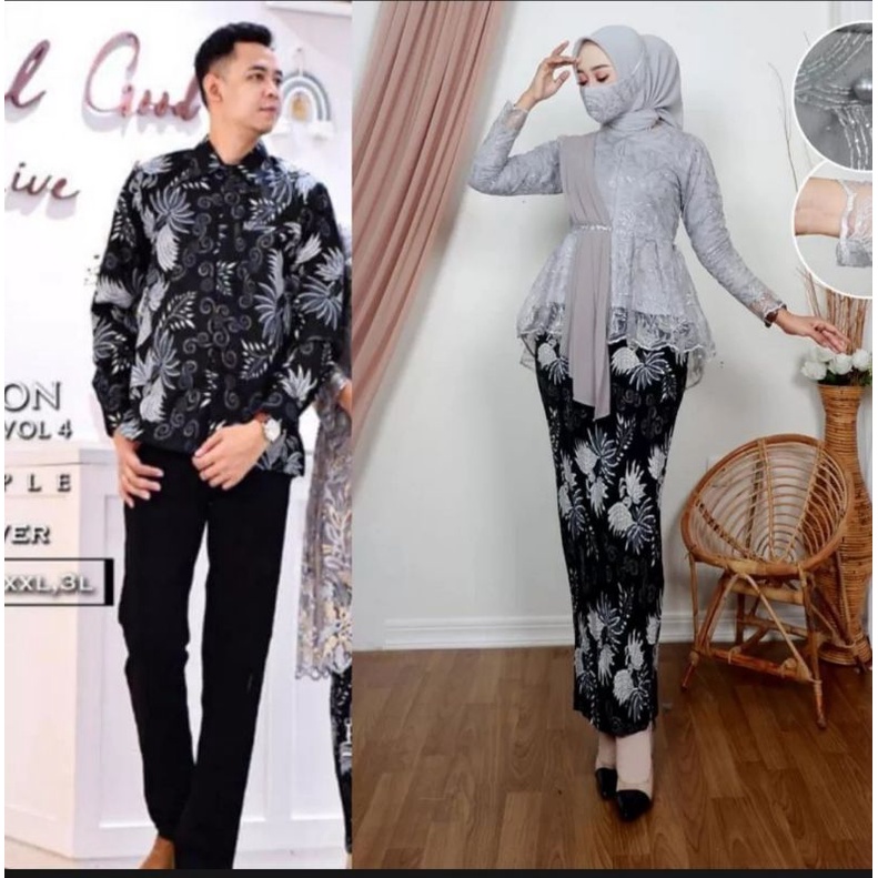 Jual COD SET COUPLE SELENDANG AURORA SET COUPLE KEBAYA PESTA TERBARU ...