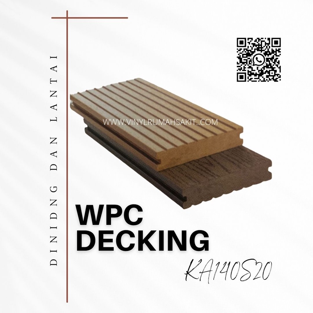 Jual WPC DECKING Kode KA140S20 - Decking untuk Lantai dan Dinding ...
