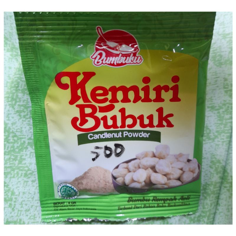 Jual Bumbuku Kemiri Bubuk Sachet / Bumbuku Candlenut Powder Sachet ...