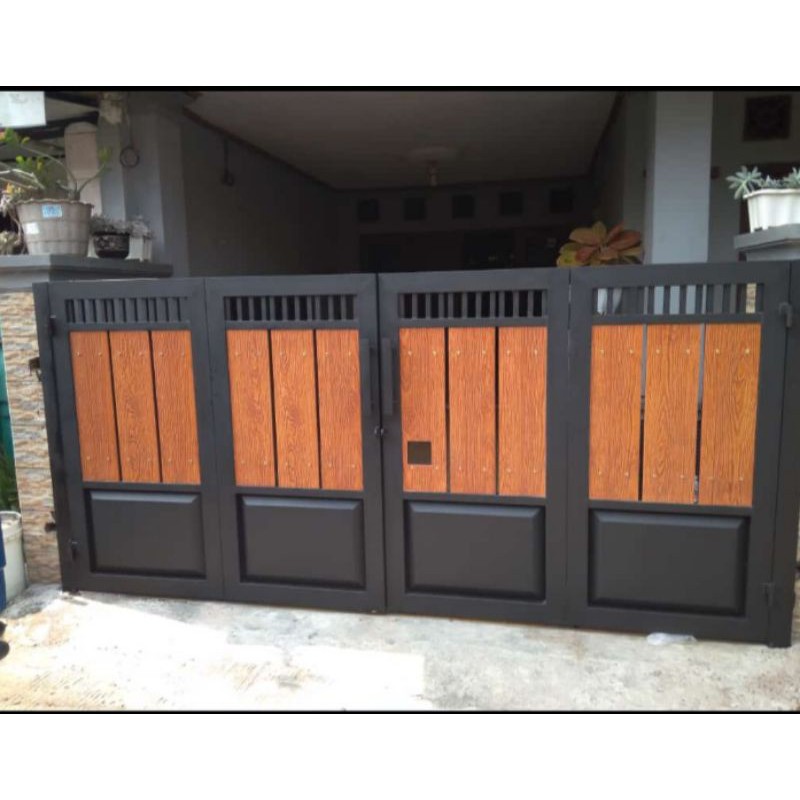 Jual pagar minimalis kayu,balkon,realing balkon!! menerima pesanan pembuatan pagar,canopy,tralis