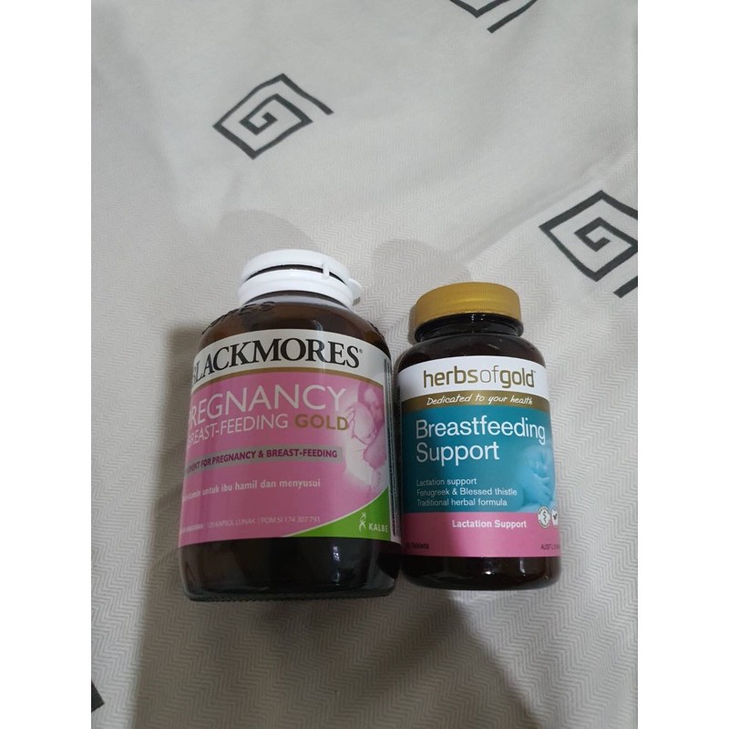 Jual botol bekas blackmores pregnancy herbs of gold | Shopee Indonesia
