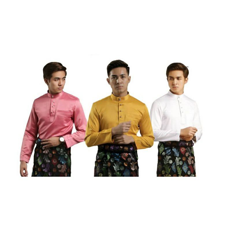 Jual Baju Melayu Pria Baju Kurung Malaysia Teluk Belanga Baju Koko Shopee Indonesia 