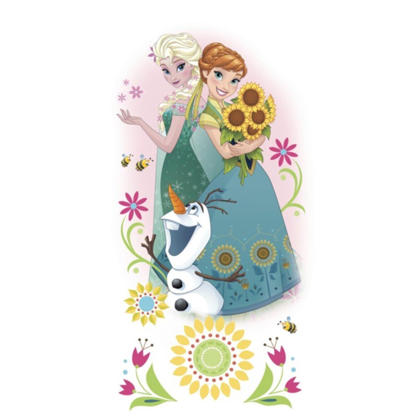 Jual Frozen Fever Group Giant Wall Graphic | Shopee Indonesia