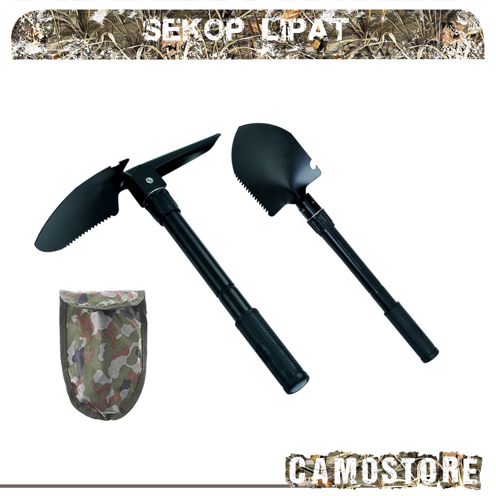 Jual Sekop Lipat Portable Cangkul Pacul Camping Kemah | Shopee Indonesia