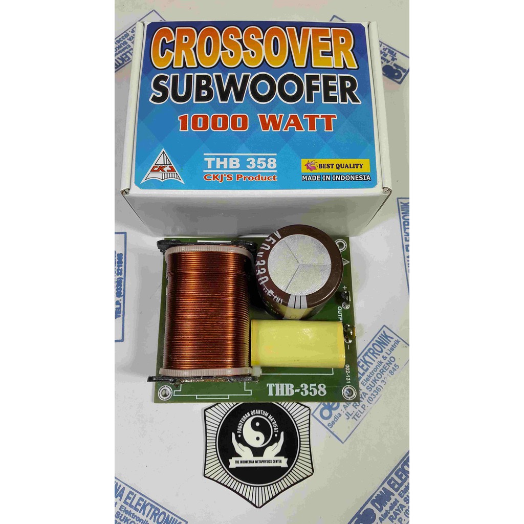 Jual KIT CROSSOVER SUBWOOFER MONO 1000 WATT Shopee Indonesia
