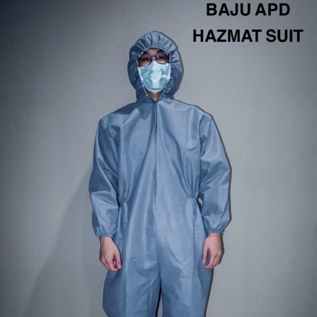 Jual Ready Baju Apd Coverall Disposable Hazmat Suit Hazmat Suite