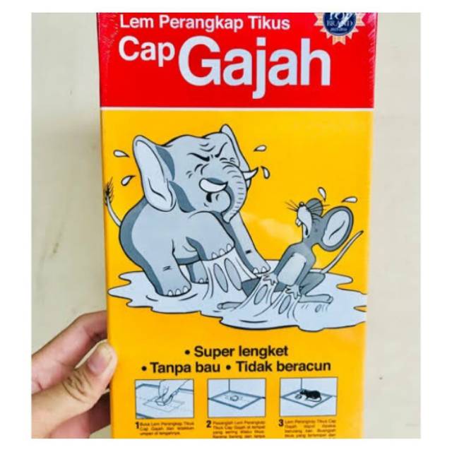 Jual LEM TIKUS CAP GAJAH TRAP PAPAN 70gr Shopee Indonesia