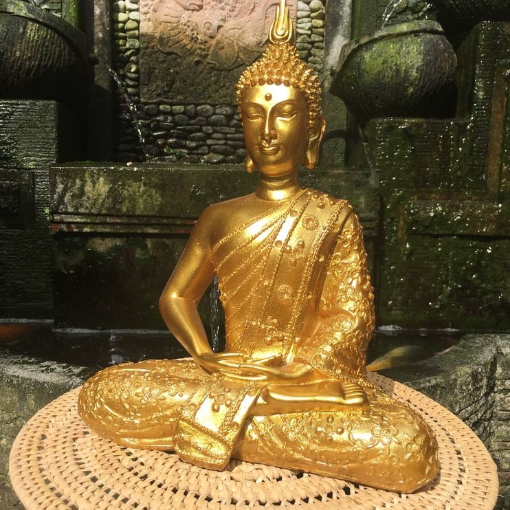 Jual Rupang Patung Budha Thailand Budha Thai Gold Fiber | Shopee Indonesia