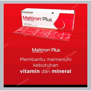 Jual MALTIRON PLUS MULTIVITAMIN & ZAT BESI | Shopee Indonesia