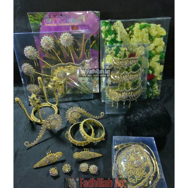 Jual Set Aksesoris Pengantin Jawa / Paes Ageng (untuk pengantin cewek