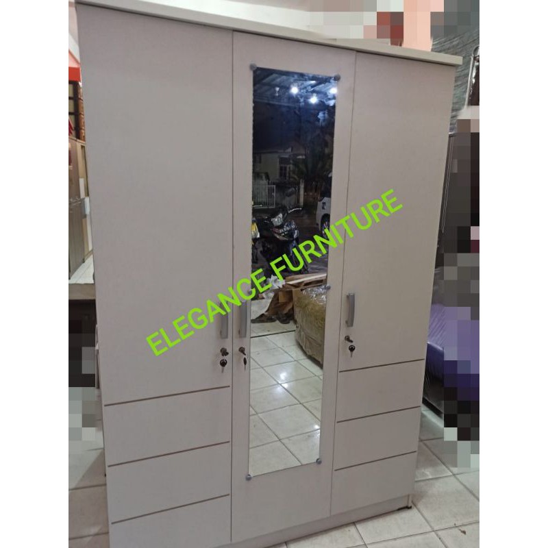 Jual Lemari Putih Pintu Minimalis Pekanbaru Saja Shopee Indonesia