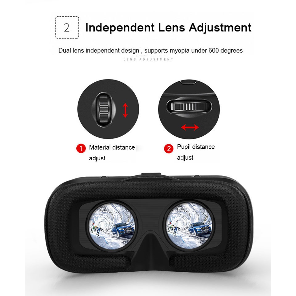 Jual Shinecon 6.0 - VR Box 3D Glasses Virtual Reality Kacamata Virtual ...