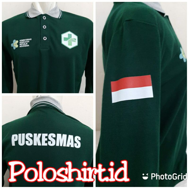 Jual Pooshirt Kaos Kerah Puskesmas Polo Puskesmas Baju Puskesmas Shopee Indonesia