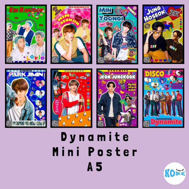 Jual Dynamite Mini Poster | Shopee Indonesia