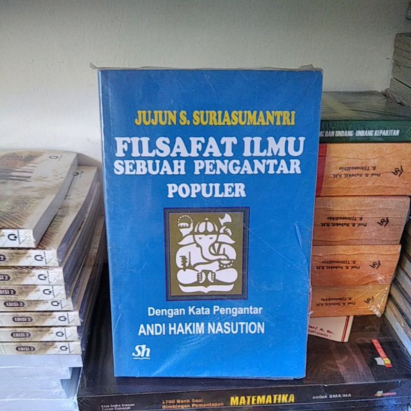 Jual Filsafat Ilmu Sebuah Pengantar Populer Dengan Kata Pengantar Adi ...