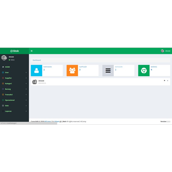 Jual Aplikasi Software Inventory Inventori Barang Perlengkapan (@i_Stok ...