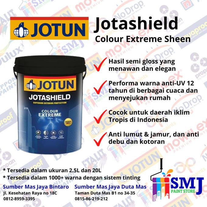 Jual Cat Tembok Cat Tembok Luar Jotun Jotashield Colour Extreme Warna Soyamilk 25 Ltr Shopee 6177