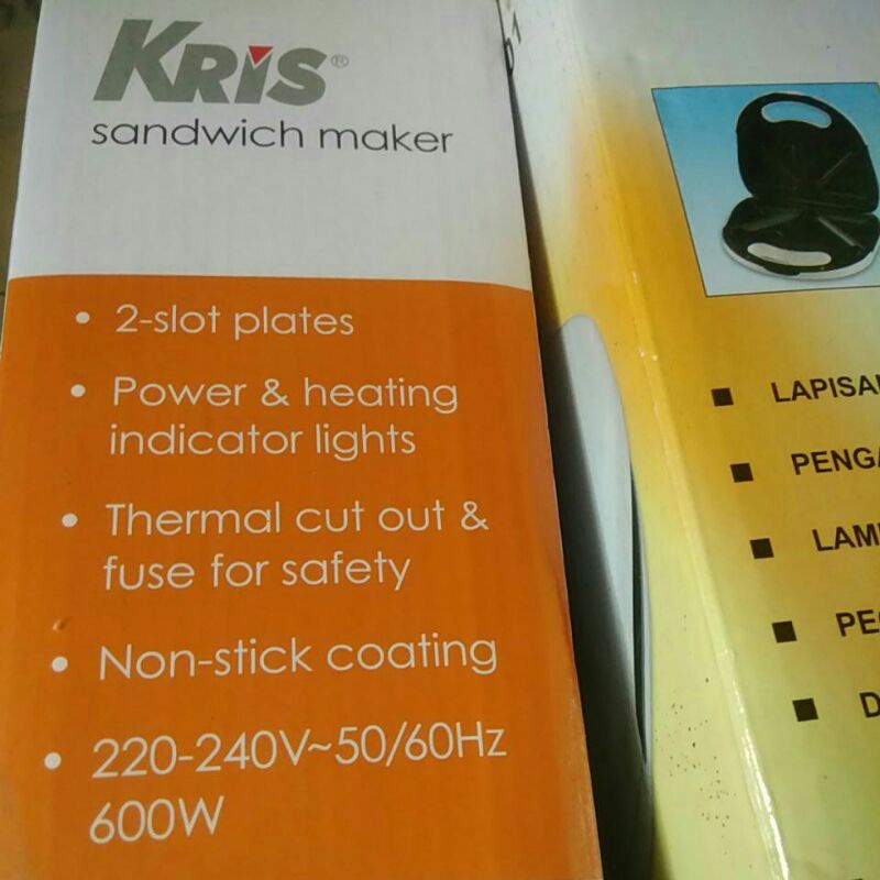 Jual Kris Pemanggang roti sandwich maker toaster | Shopee Indonesia
