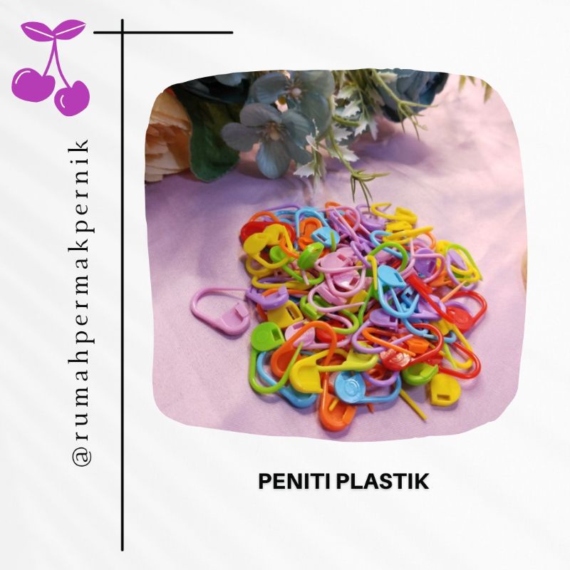 Jual Peniti Plastik / Locking Stitch Marker / Peniti Penanda Rajutan ...